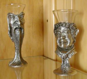 Selangor Pewter Liqueur Glasses