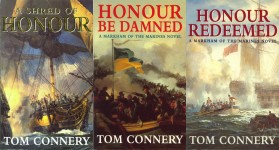 A Shred of Honour ©1996 T Connery (Orion 1996), Honour Redeemed ©1997 T Connery (Orion 1998), Honour be Damned ©1998 T Connery (Orion 1999). Images courtesy of Orion Books.